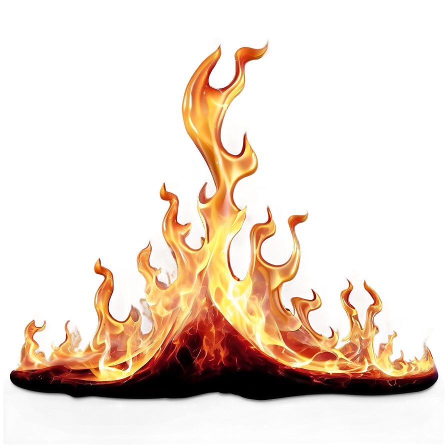 Realistic Fire Flames Png 05042024 PNG Image