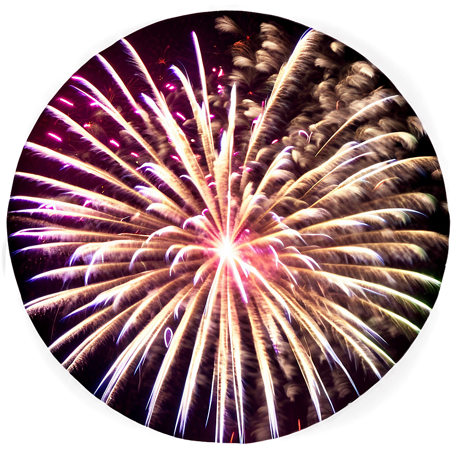 Realistic Fireworks Png Mmd PNG Image