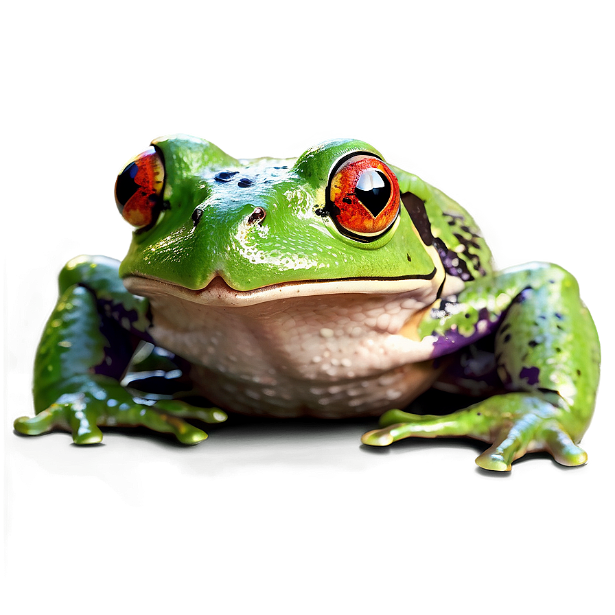 Realistic Frog Illustration Png Pjn PNG Image