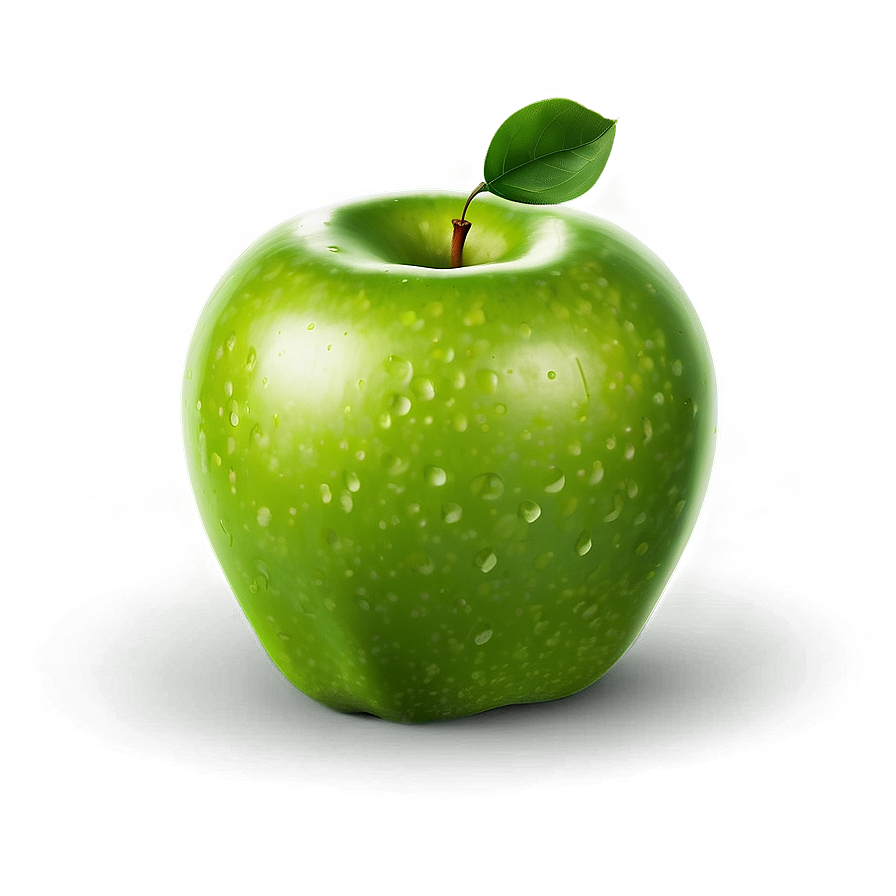 Realistic Green Apple Png Hke PNG Image