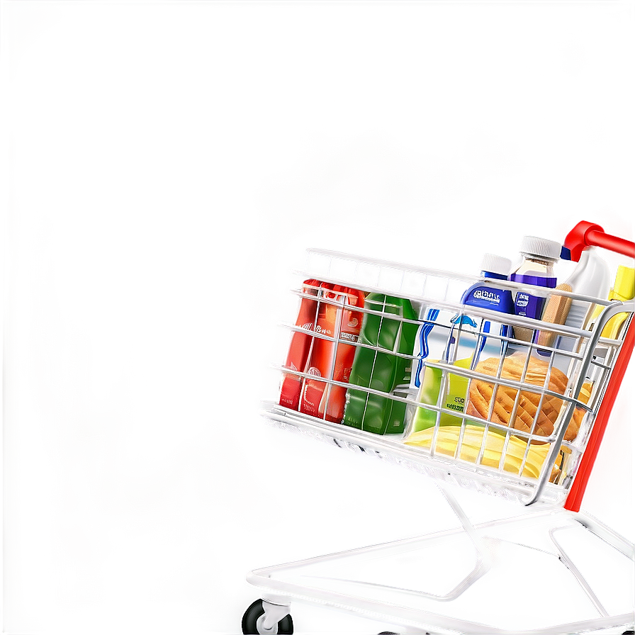 Realistic Grocery Cart Png 83 PNG Image