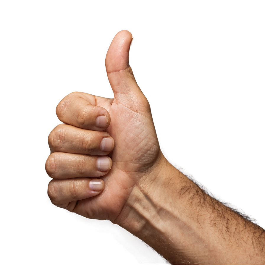 Realistic Hand Thumbs Up Png Uyg PNG Image