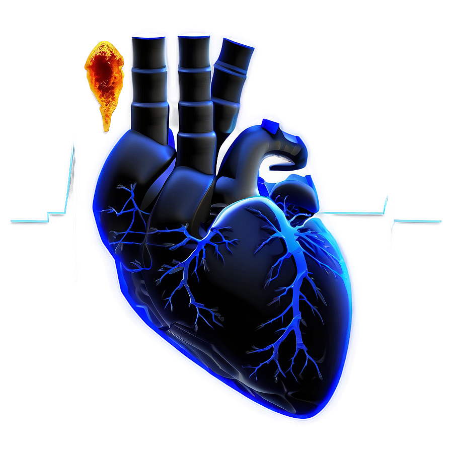 Realistic Heartbeat Trace Png 28 PNG Image