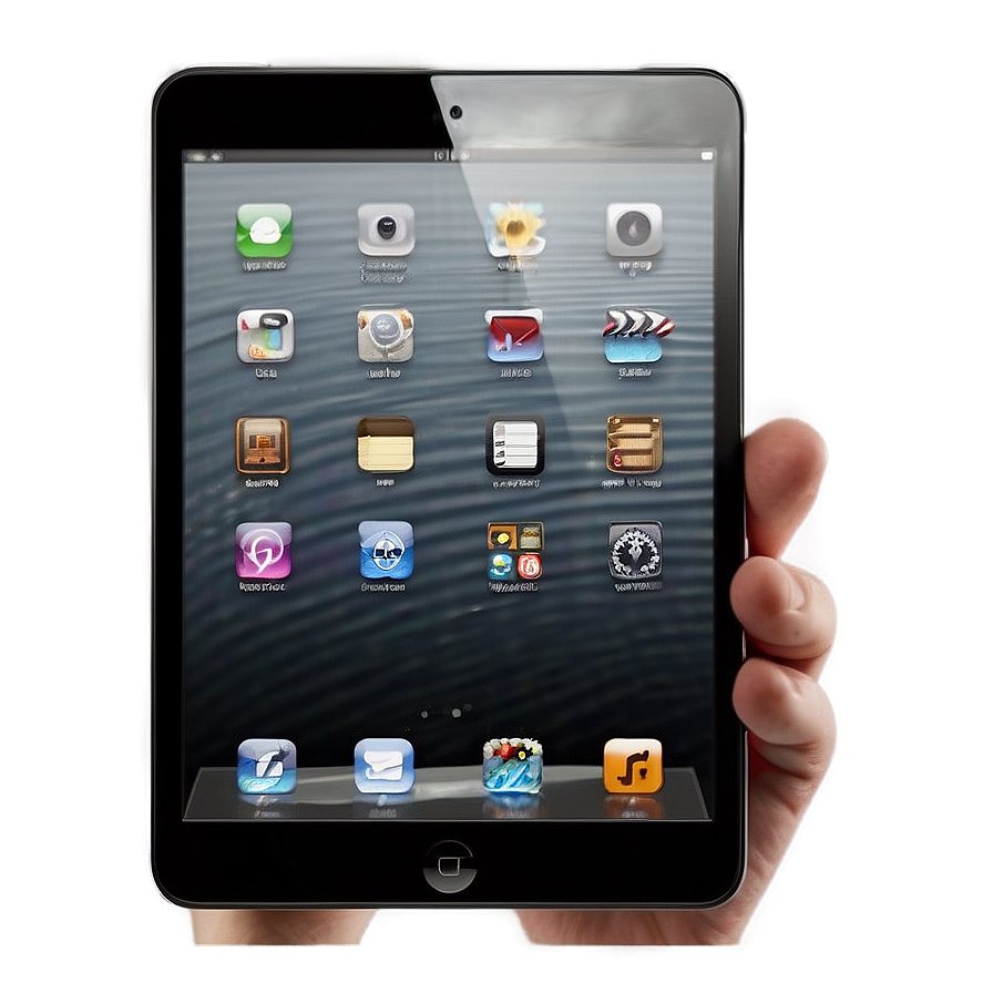 Realistic Ipad Mini Design Png 06242024 PNG Image