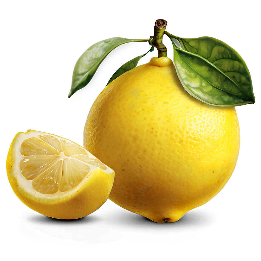 Realistic Lemon Png Fqp90 PNG Image