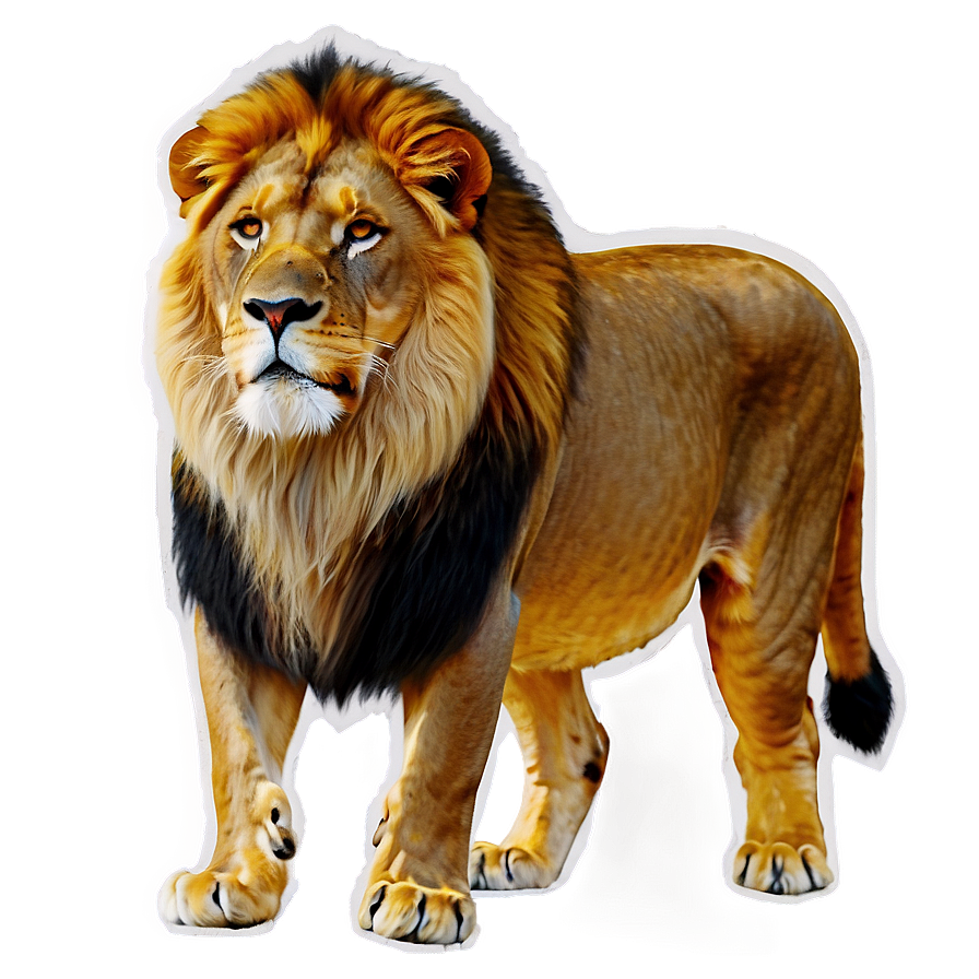 Realistic Lion Drawing Png 05032024 PNG Image