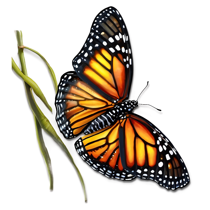 Realistic Monarch Butterfly Png Luv93 PNG Image