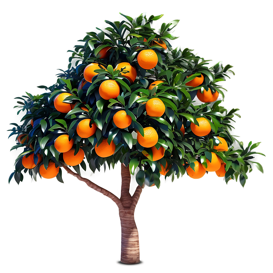 Realistic Orange Tree Png 57 PNG Image