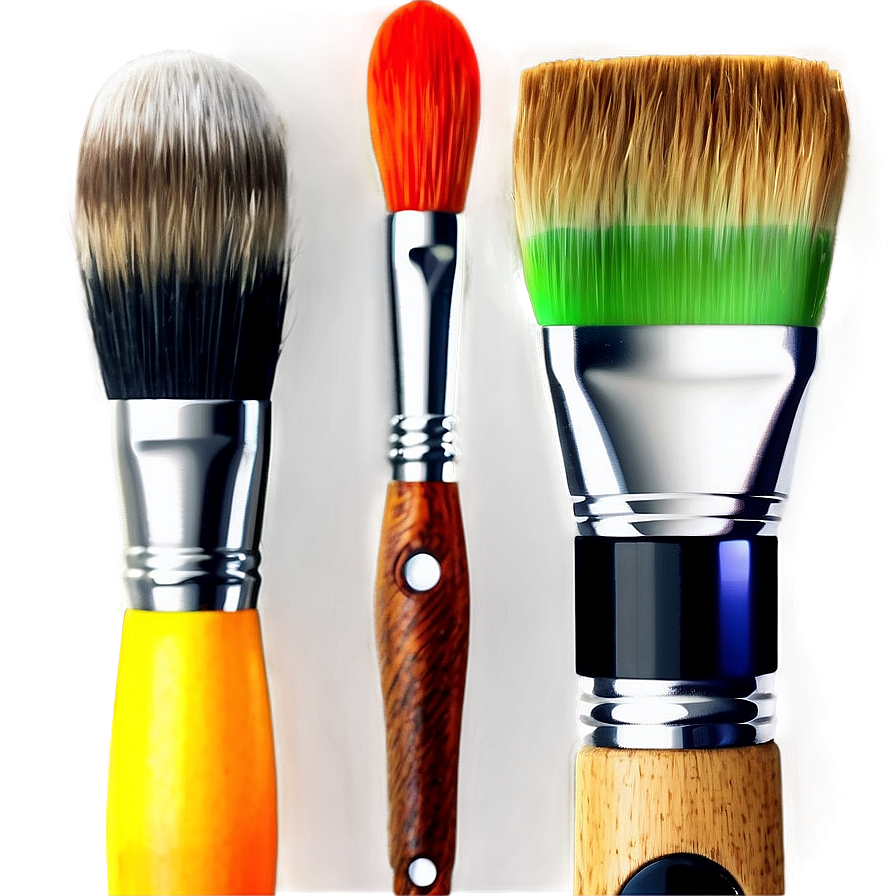 Realistic Paint Brushes Png 06212024 PNG Image