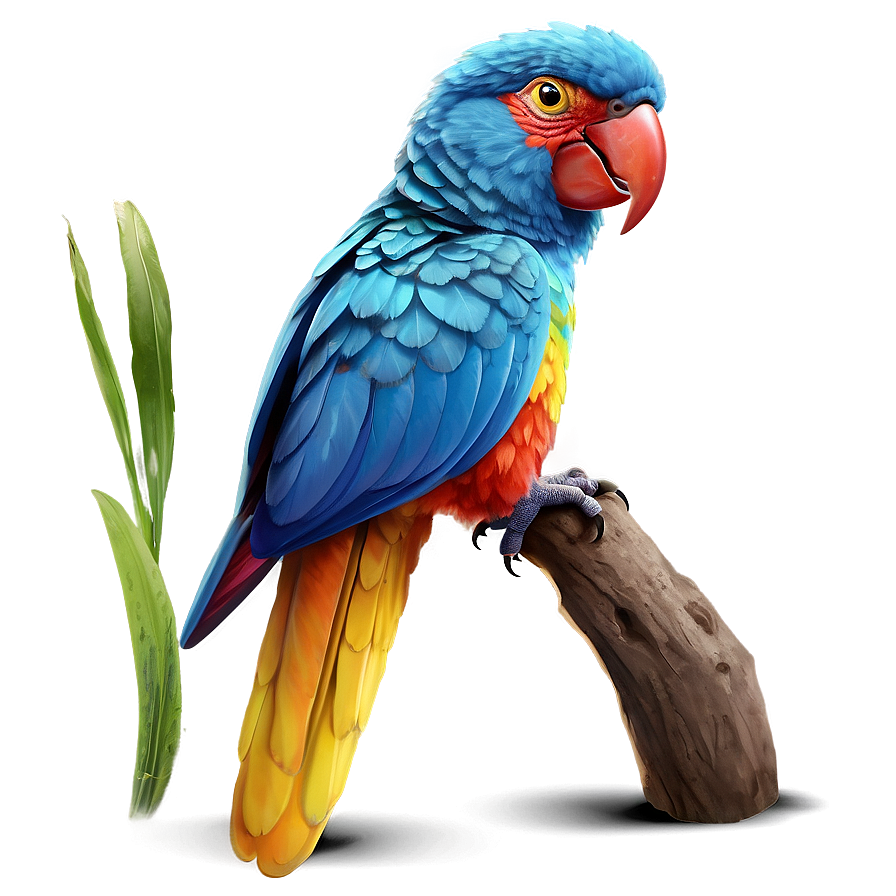 Realistic Parrot Png Vfi71 PNG Image