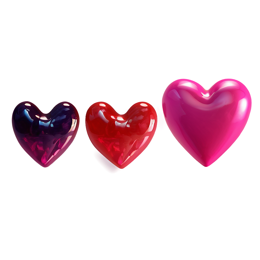 Realistic Pink Heart Png Amj11 PNG Image