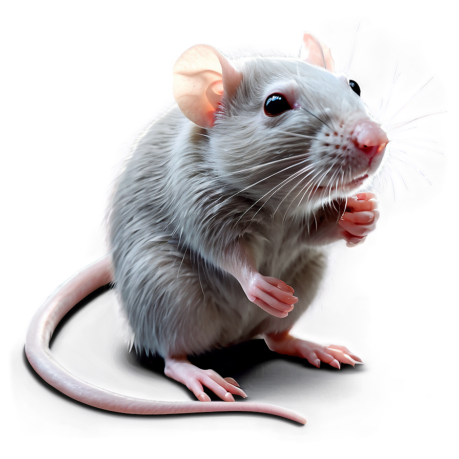 Realistic Rat Illustration Png Kjm19 PNG Image