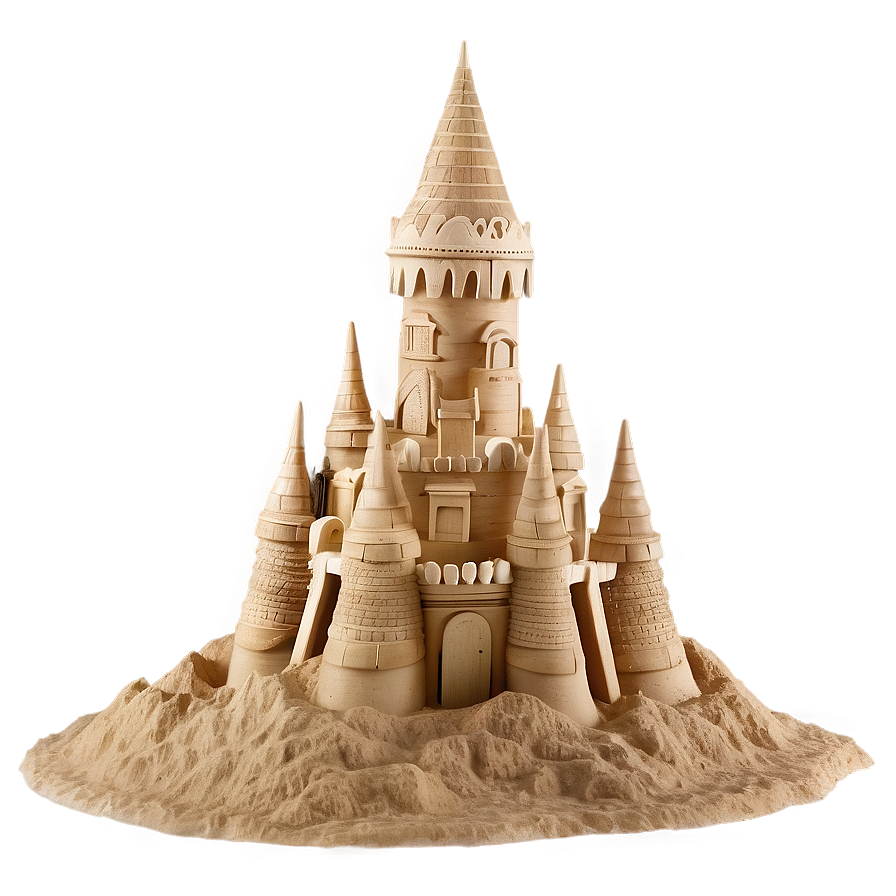 Realistic Sandcastle Png 77 PNG Image