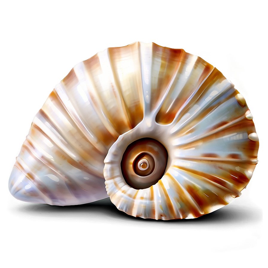 Realistic Seashell Illustration Png 05242024 PNG Image