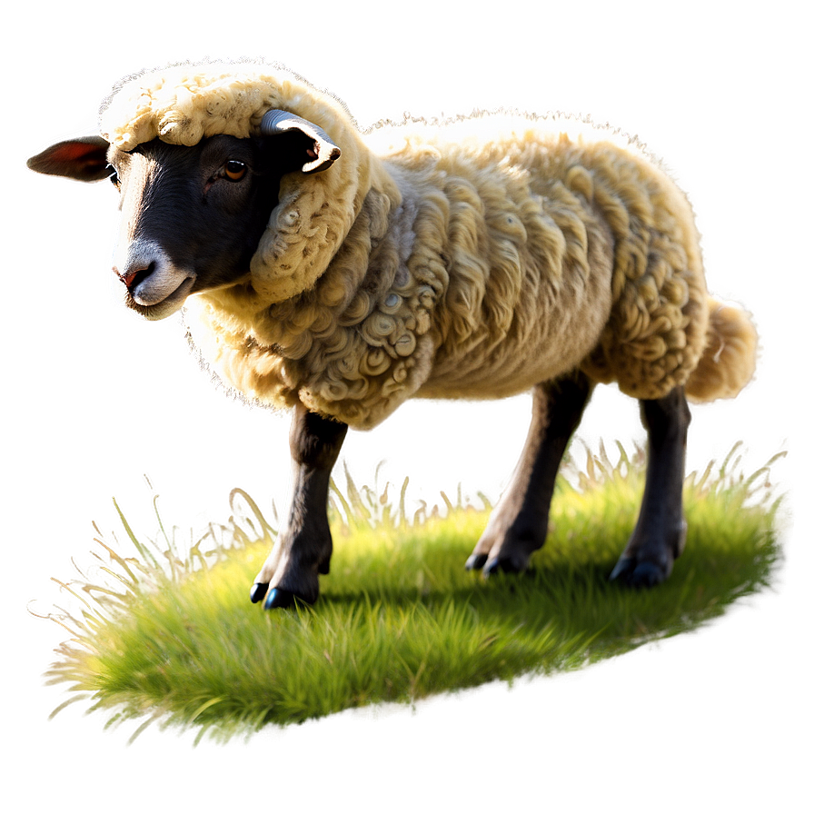 Realistic Sheep Png Iio PNG Image