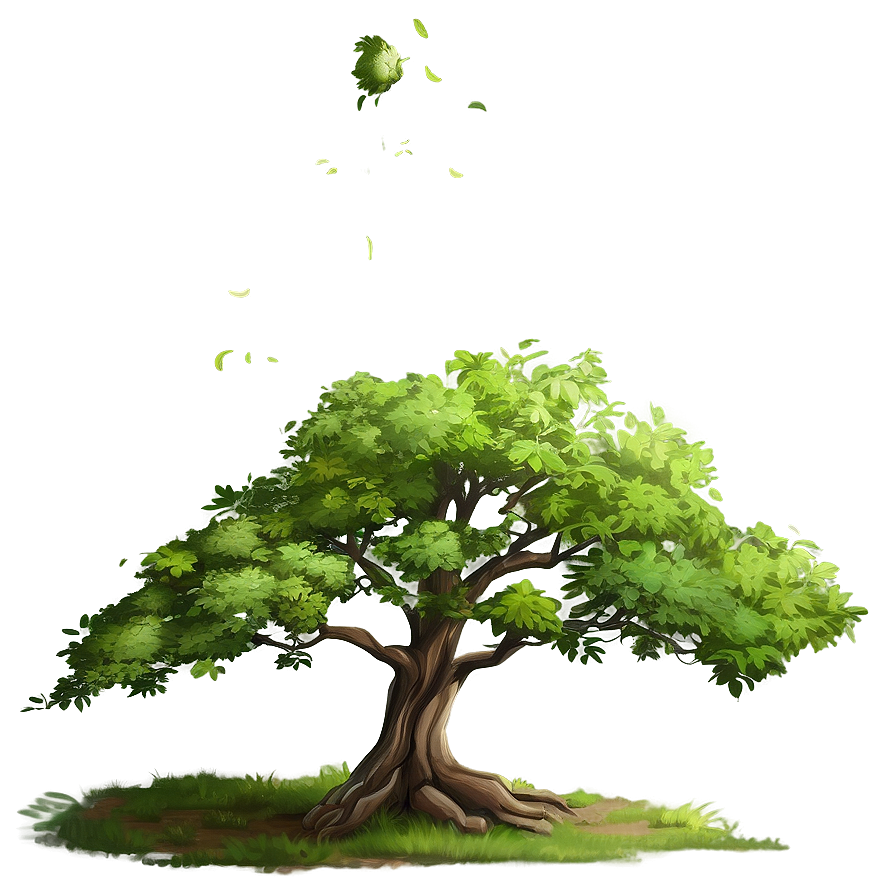 Realistic Tree Artwork Png Ogu73 PNG Image