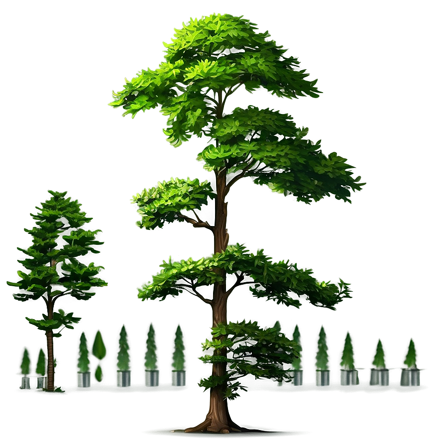 Realistic Tree Elevation Png Itp PNG Image