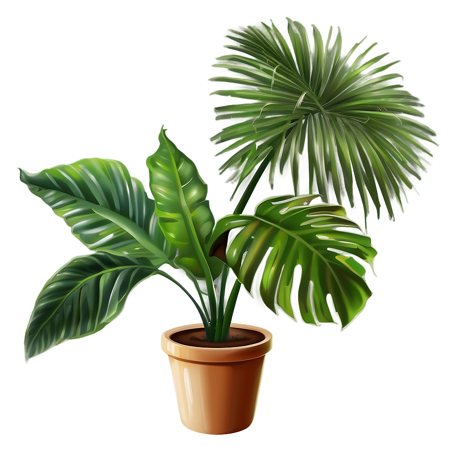 Realistic Tropical Plant Png Bux4 PNG Image