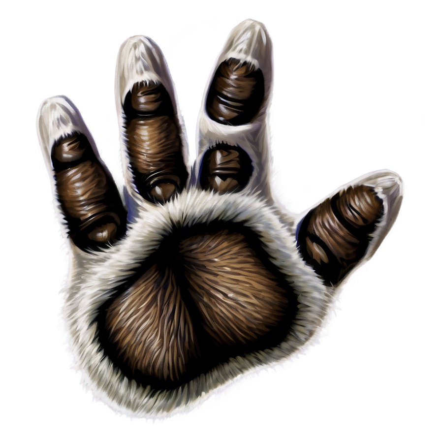 Realistic Wolf Paws Png Dyc97 PNG Image