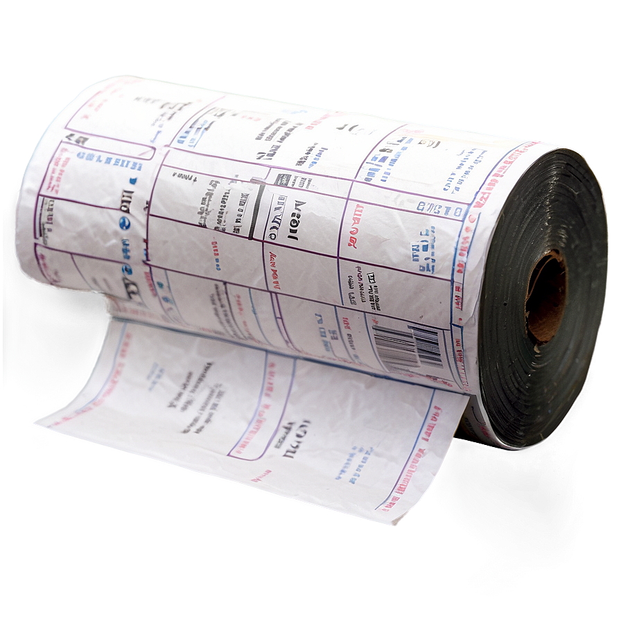 Receipt Roll Png Qto PNG Image