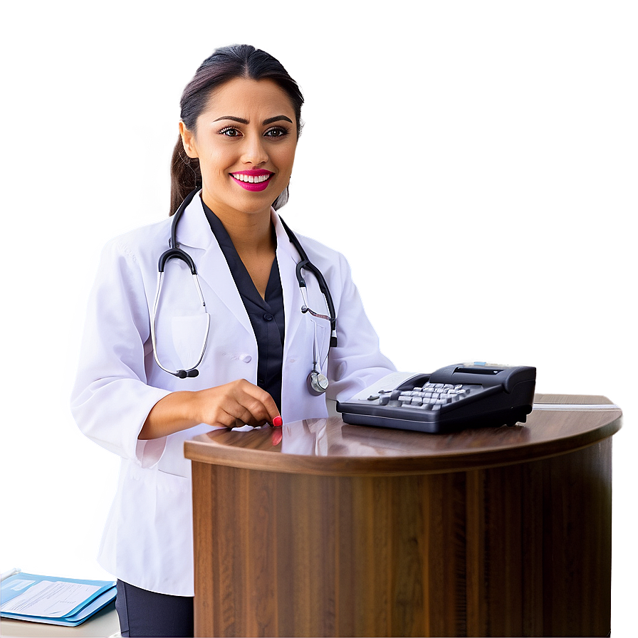 Receptionist In Healthcare Png Oww PNG Image