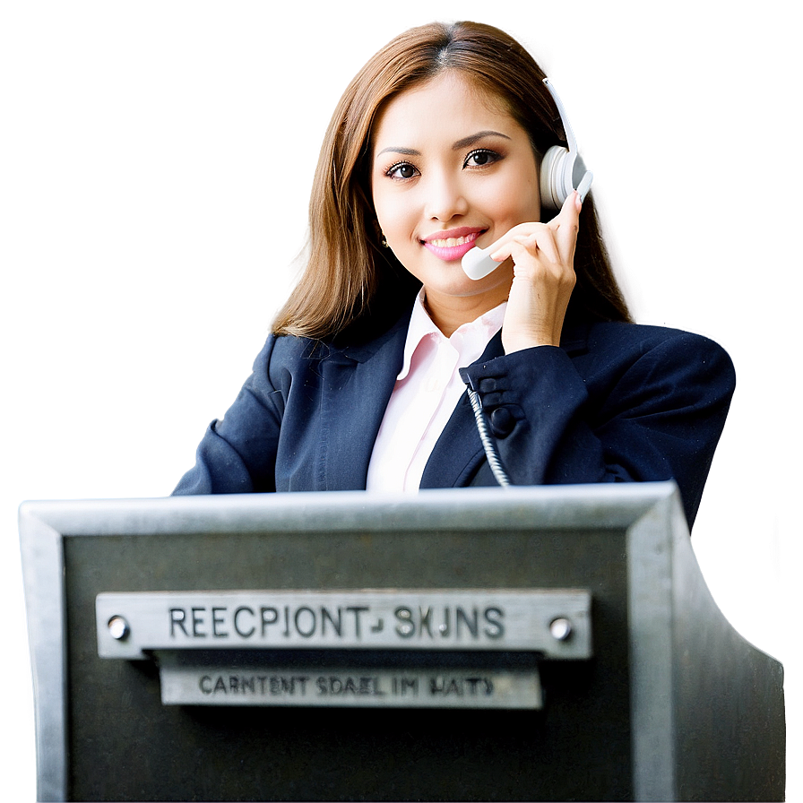 Receptionist Taking Call Png 15 PNG Image