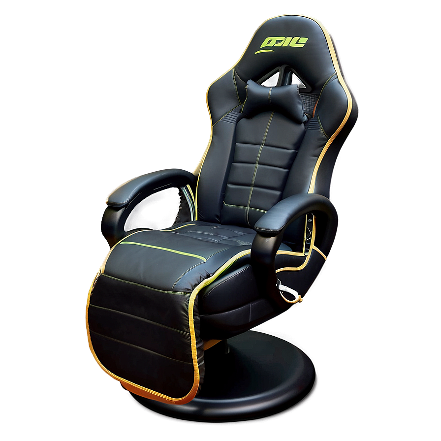 Reclining Gamer Chair Png Bce42 PNG Image