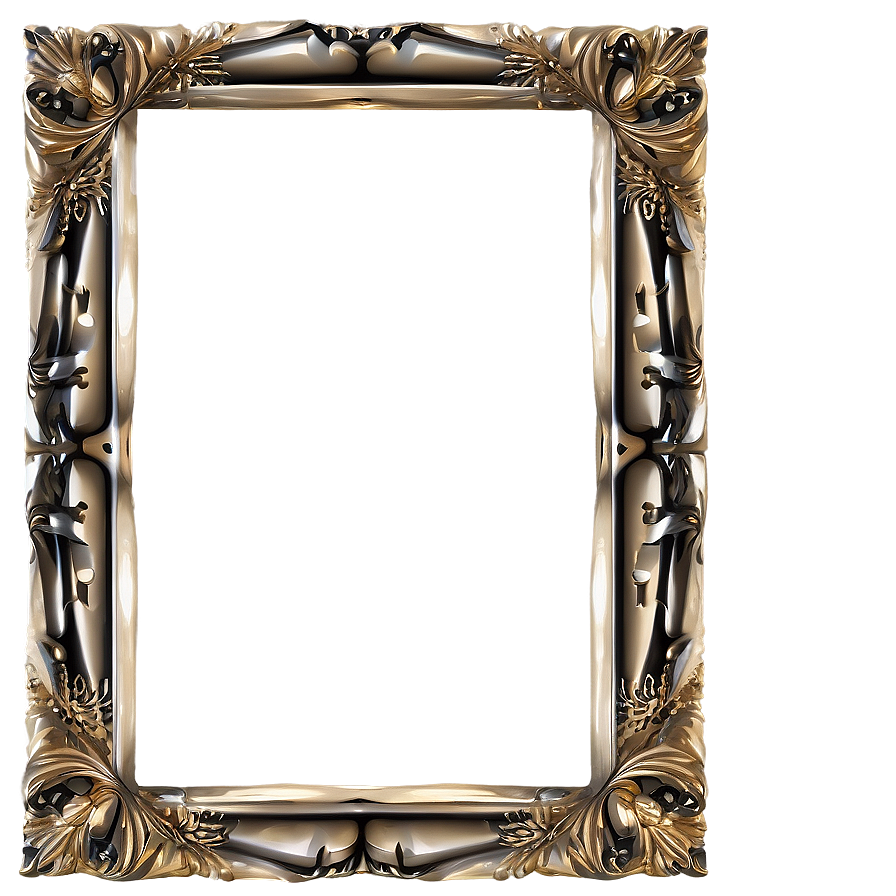 Rectangular Ornate Frame Png 06272024 PNG Image