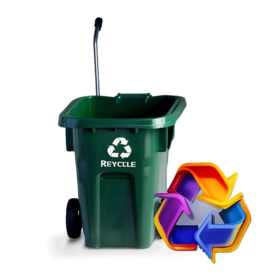 Recycle Bin With Wheels Png Axl PNG Image