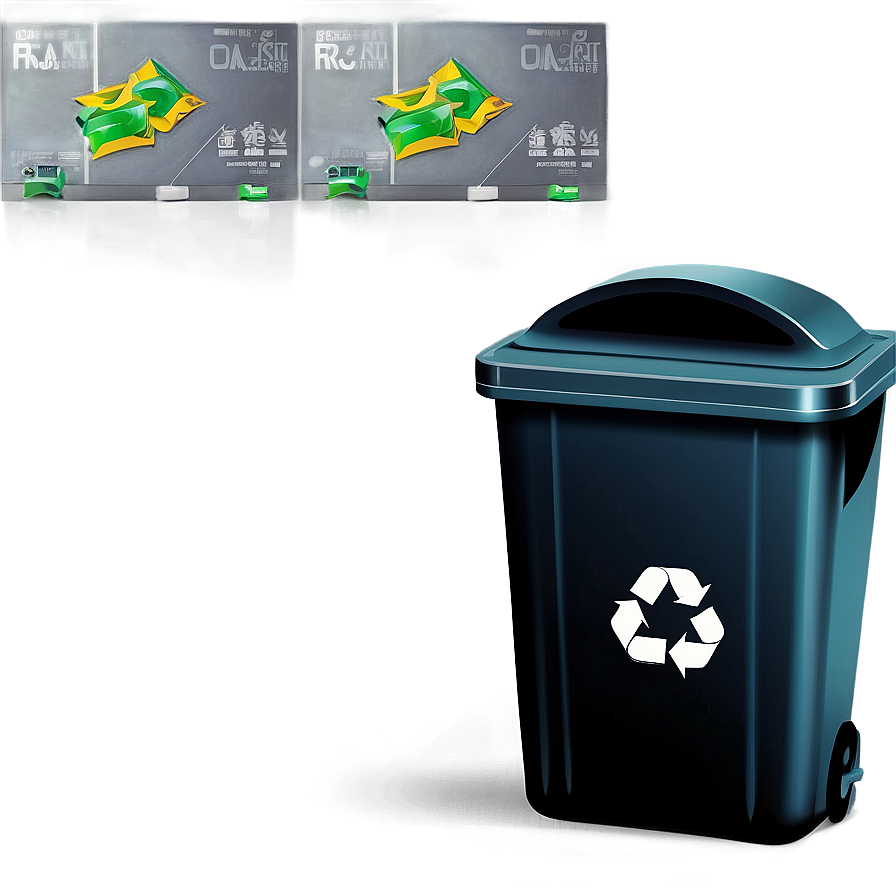 Recycle Trash Bin Illustration Png Tww4 PNG Image