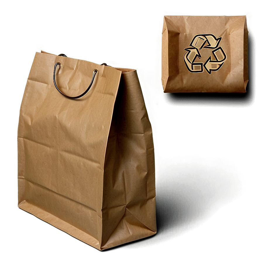 Recycled Brown Bag Png 91 PNG Image