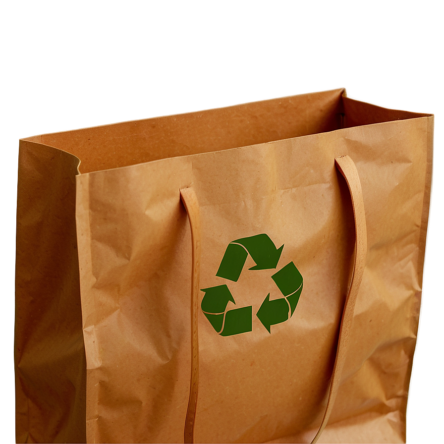 Recycled Brown Bag Png Oia3 PNG Image