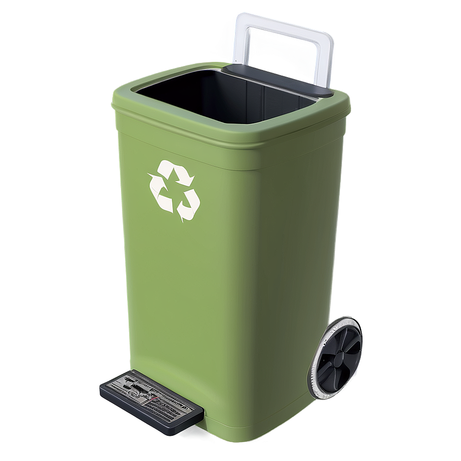 Recycling Bin With Foot Pedal Png Wsf90 PNG Image