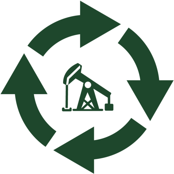 Recycling Oil Pump Icon PNG Image