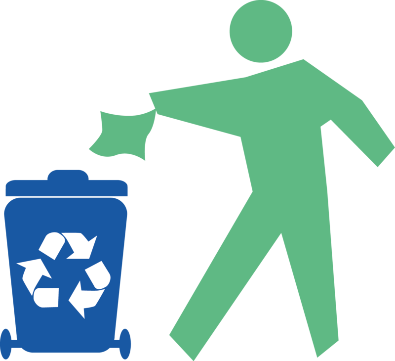 Recycling Symboland Person Icon PNG Image