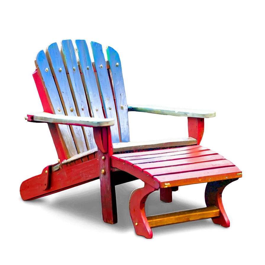 Red Adirondack Chair Png Cjb18 PNG Image