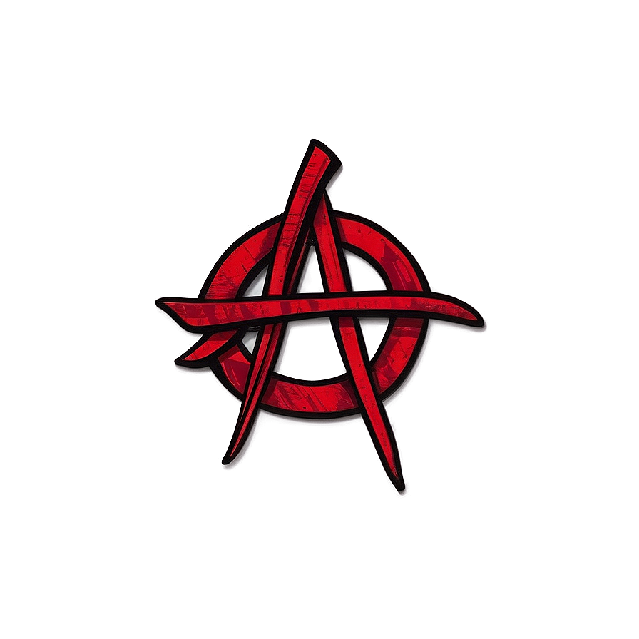 Red Anarchy Logo Png 06242024 PNG Image