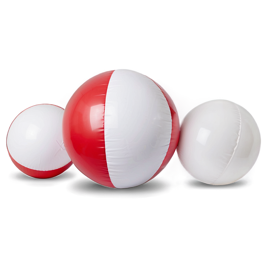 Red And White Beach Ball Png 72 PNG Image