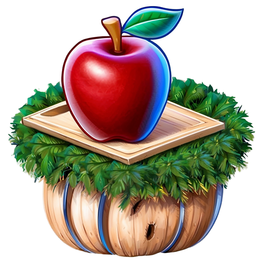 Red Apple Cartoon Png Hnh93 PNG Image