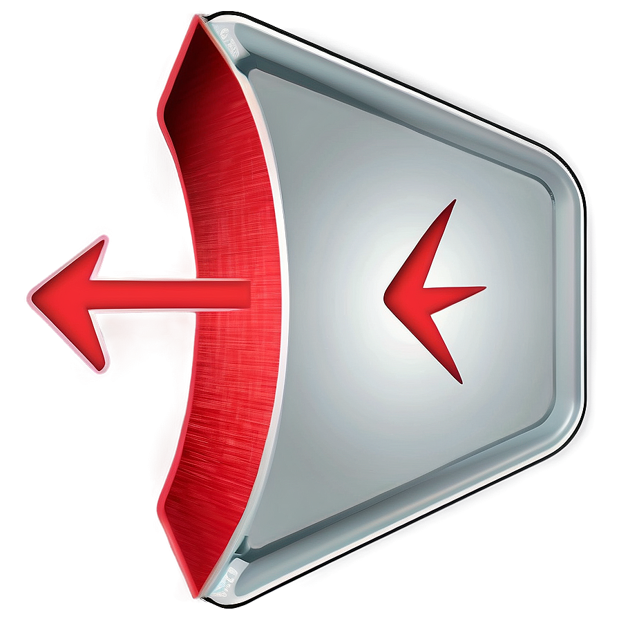 Red Arrow For Alerts Png 23 PNG Image