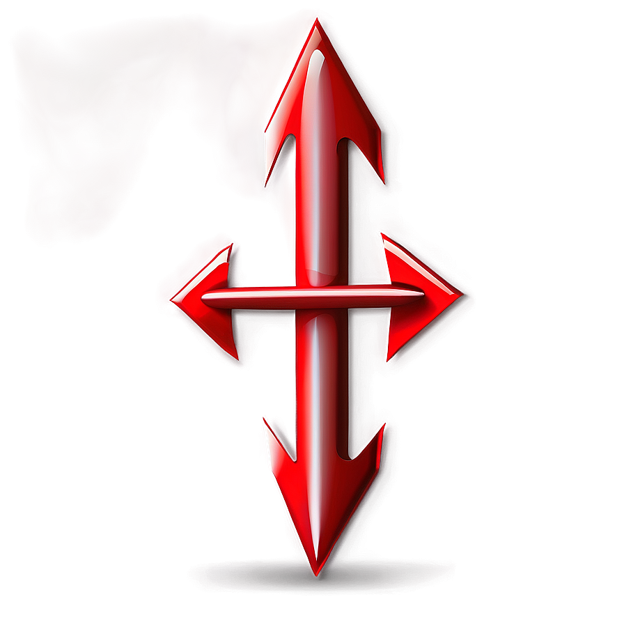 Red Arrow Icon Transparent Png Qof50 PNG Image