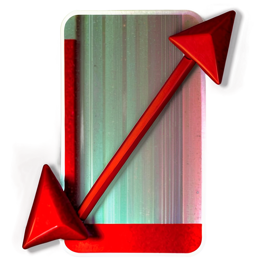 Red Arrow Sticker Png Cyw PNG Image