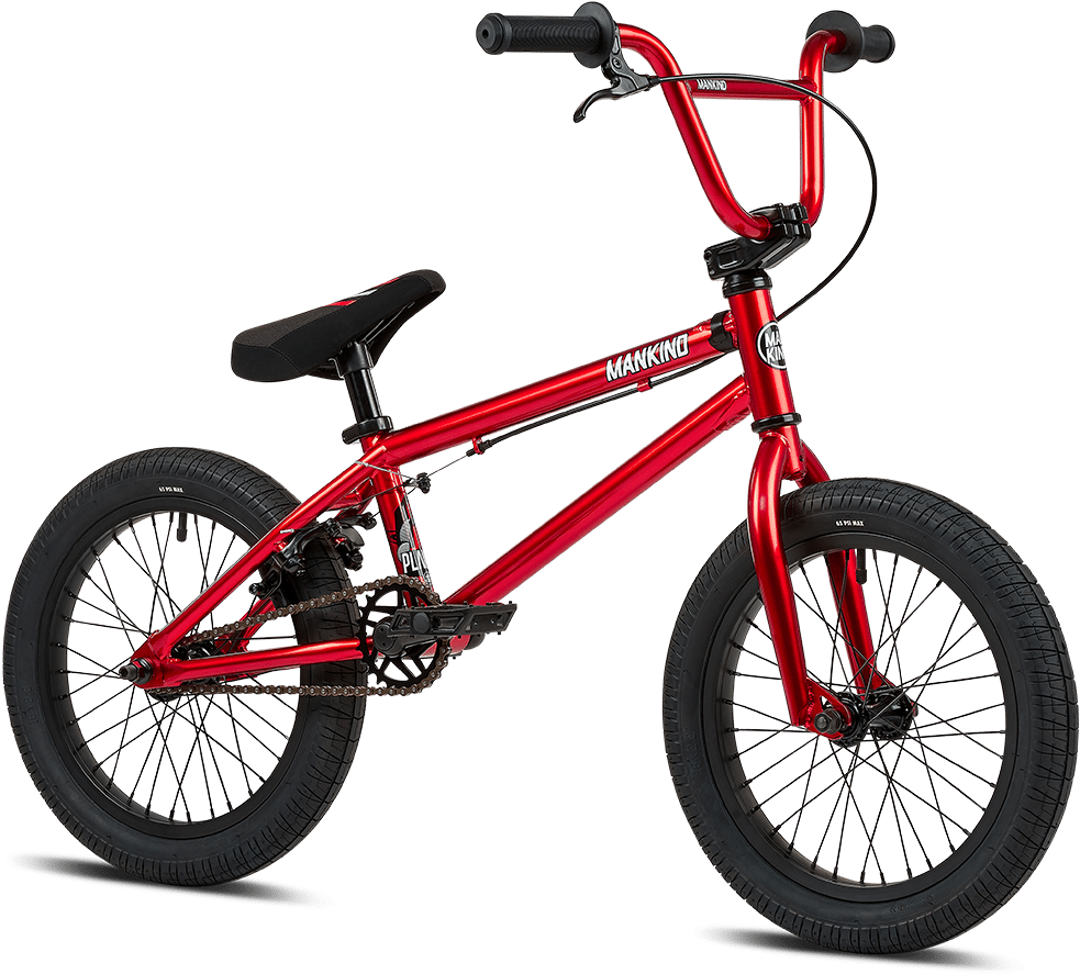 Red B M X Bike Profile PNG Image