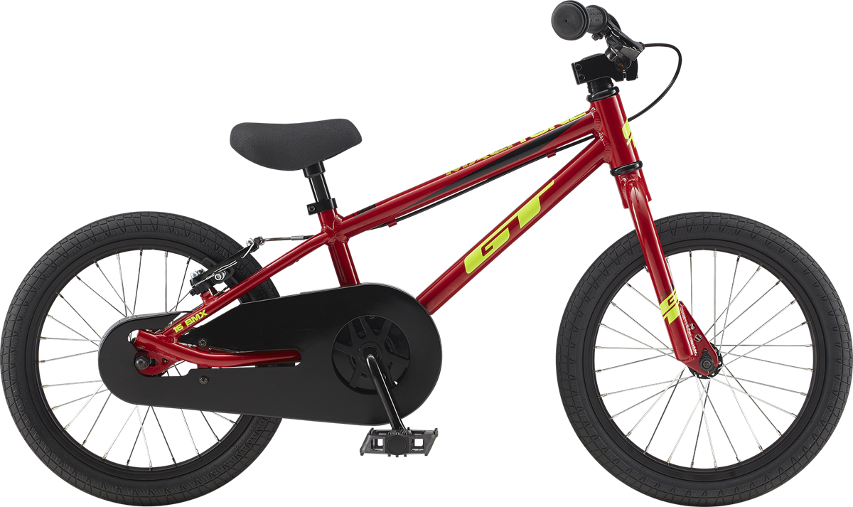 Red B M X Bike Profile View PNG Image