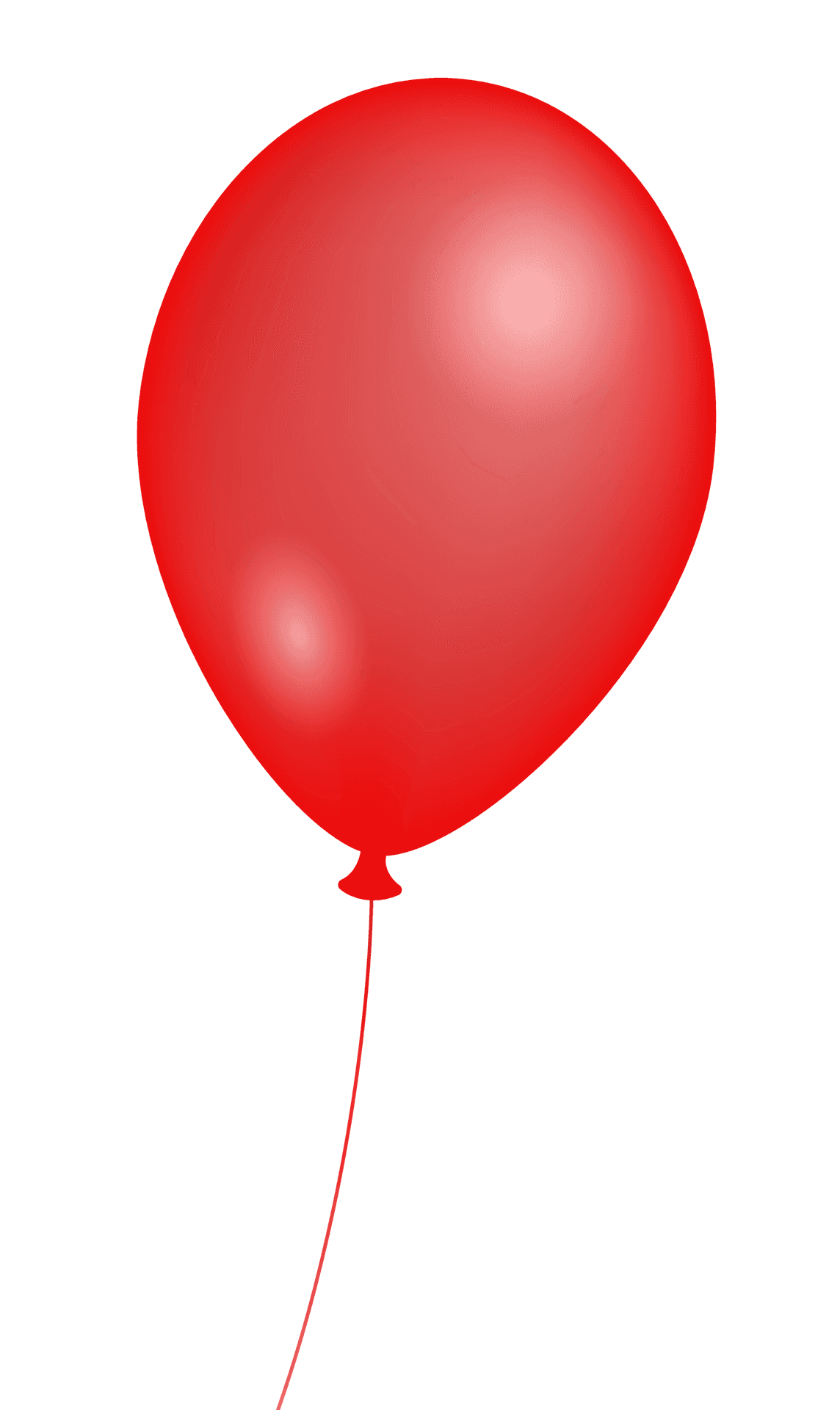 Red Balloon Single Float PNG Image