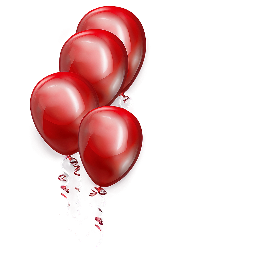 Red Balloons Png Cee PNG Image