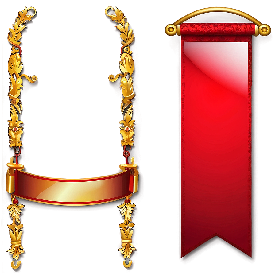 Red Banner Clip Art Png Lun PNG Image