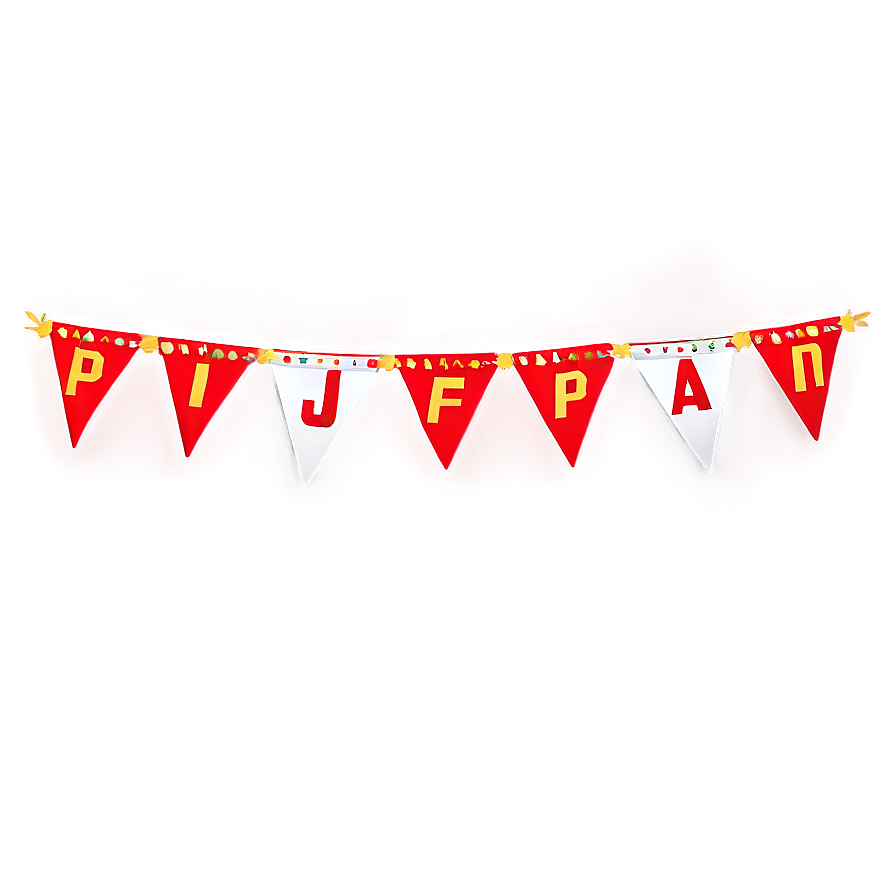 Red Banner For Party Decoration Png 06122024 PNG Image