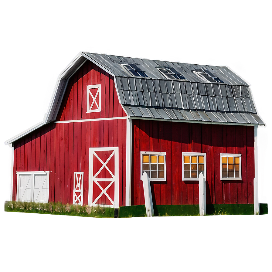 Red Barn House Png Iyc PNG Image