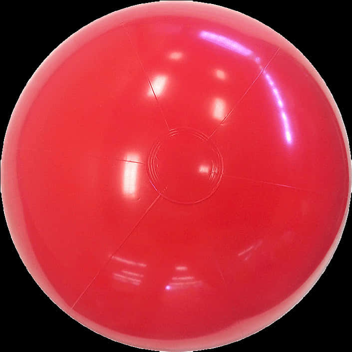 Red Beach Ball Summer Fun.jpg PNG Image